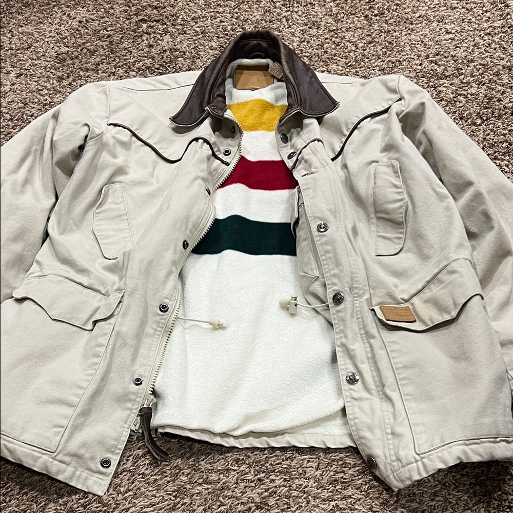 Powder River Outfitters drifter coat sz L ranchwear cowboy